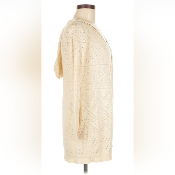 Pink Republic Cream Open-Front Cardigan- Size Medium- NWOT!! - Picture 4 of 8